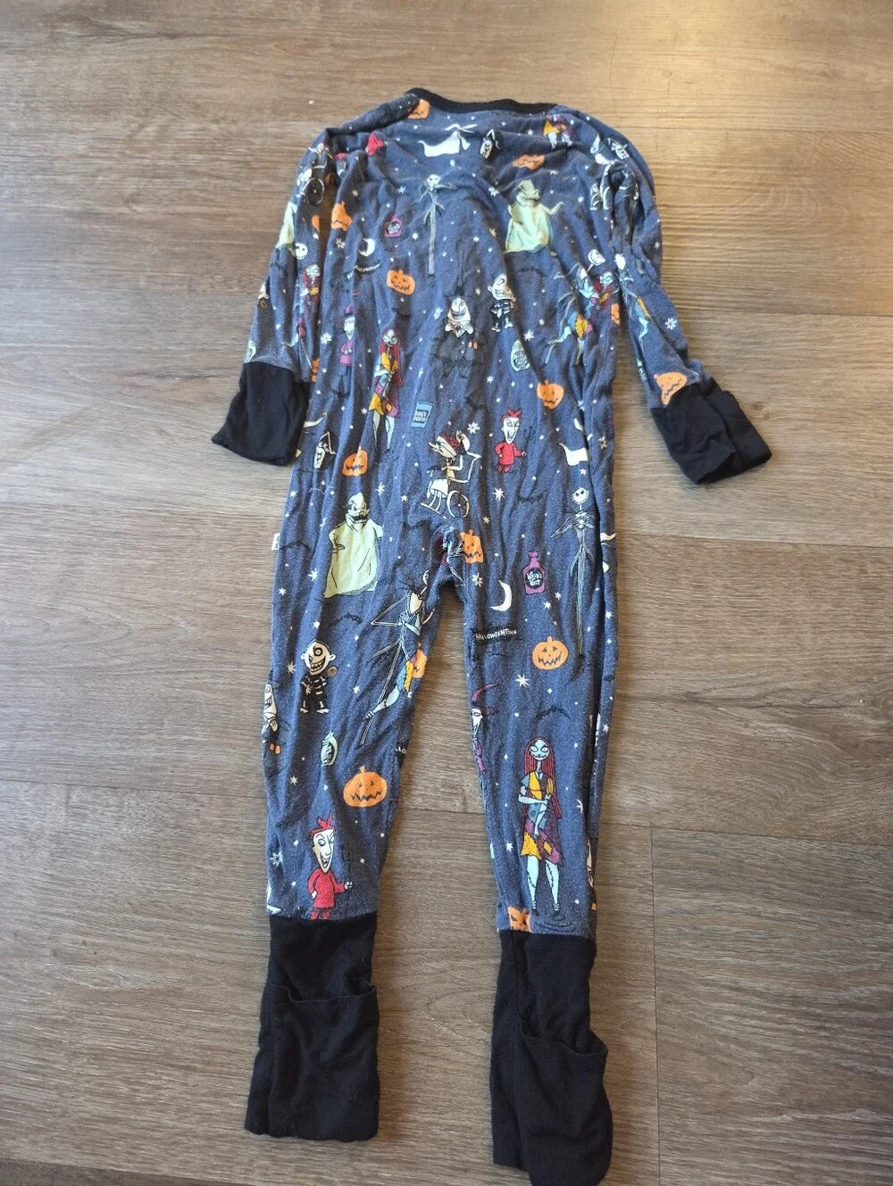 Little Sleepies Bamboo Nightmare Before Christmas Pajamas Oogie Boogie 12-18m